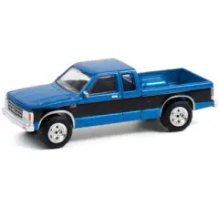 1988 Chevrolet S-10 4x4 Extended Cab Pickup Truck Blue Met. "100th Anniversary of Chevy Trucks" 1/64 Diecast Model by Greenlight
