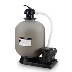 Northlight 19-Inch Above Ground Swimming Pool Sand Filter System with 1 HP Pump