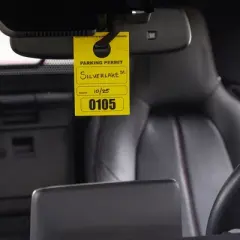 Juvale 500-Pack Yellow Parking Permit Hang Tag for Car Rearview Mirrors, Bulk Blank Temporary Passes Numbered 0001-0500 for Events, 3.15 x 4.75 in