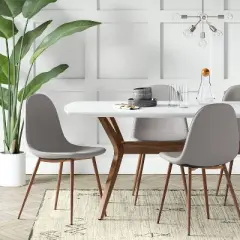 4pk Copley Upholstered Dining Chair Light Gray - Project 62&trade;