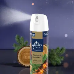 Glade Compressed Gas Air Freshener Aerosol - Embers & Sandalwood - 8oz