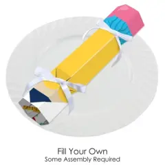 Big Dot of Happiness Thank You Teachers - No Snap Teacher Appreciation Party Table Favors - DIY Cracker Boxes - Set of 12