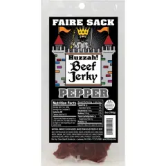 Buffalo Bills Pepper 5oz Faire Sack Beef Jerky (4 packs pepper beef jerky)