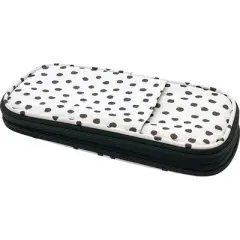 Teacher Created Resources&reg; Black Painted Dots on White Pencil Case