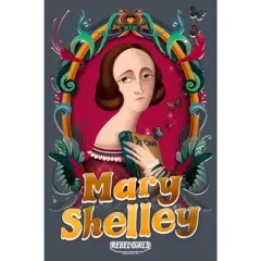 Women's Rebel Girls Mary Shelley Portrait Racerback Tank Top