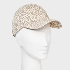 Leopard Print Baseball Hat - Universal Thread&trade; Cream