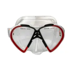 Hawaii Divers Leilani Snorkel Combo &ndash; Black/Red (Adult)