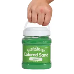 READY 2 LEARN&trade; Colored Sand - Green - 2.2 Pounds