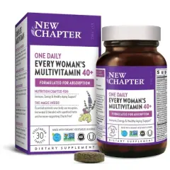 New Chapter Women's Multivitamin 40+ for Energy, Healthy Aging + Immune Support - 30ct