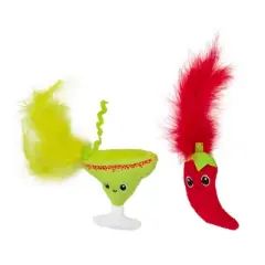 Quirky Kitty Spicy Meowgarita Cat Toy - 2pk