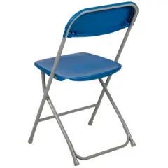 Emma and Oliver 650 lb. Capacity Premium Home and Event Plastic Folding Chair (4 Pack)