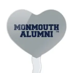 Monmouth University Official Hawks Alumn Heart Love Cupcake Picks Toppers Decoration Set of 6