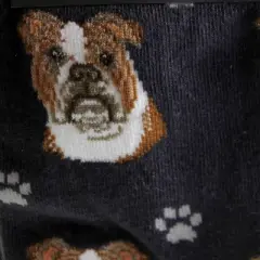 Novelty Socks 15.25" Bulldog Sock Daddy Socks Premium Quality E & S Pet  -  Socks