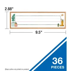 Carson Dellosa Education Grow Together Name Plates (36 desk nameplates)