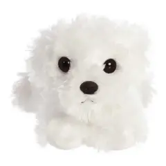 Aurora Mini Flopsie 8" Snowball Bichon Frise White Stuffed Animal