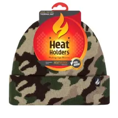 Men's Gunner Camouflage Knit Roll Up Hat | Size Men's One Size - Green