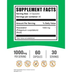 BulkSupplements Resveratrol Capsules