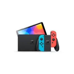 Nintendo Switch - OLED Model with Neon Red & Neon Blue Joy-Con