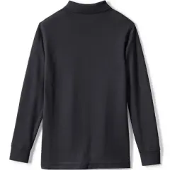 Lands' End School Uniform Kids Long Sleeve Mesh Polo Shirt