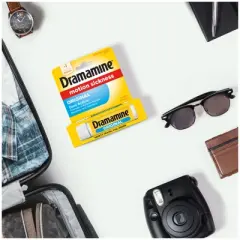 Dramamine Original Formula Motion Sickness Relief Tablets for Nausea, Dizziness & Vomiting - 12ct