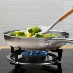 KOCH SYSTEME CS Classic Stainless Steel Skillet, Frying Pan, Dishwasher-Safe