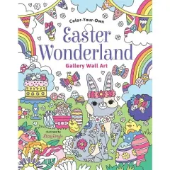 Easter Wonderland: Coloring Book - (Gallery Wall Art) - by Lizzie Doyle (Paperback)