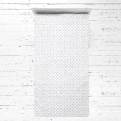 Bacati - Petals Purple Muslin 3 pc Toddler Bed Sheet Set 100 percent cotton