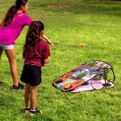 Joyfy Halloween Outdoor Toys, Toss Game Board with Bean Bag for Kids, Beach Yard Camping Outside Play Toy, Halloween Family Party Favor Supplies