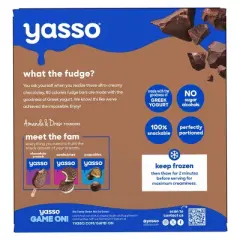 Yasso Frozen Greek Yogurt - Chocolate Fudge Bars - 4pk/14 fl oz