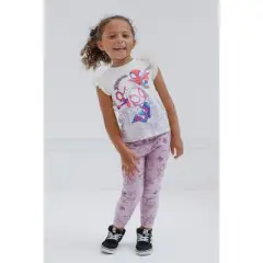Marvel Spidey and His Amazing Friends Spider-Man Ghost-Spider Girls T-Shirt and Leggings Set Toddler to Little Kid