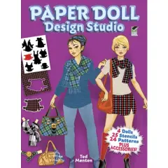Paper Doll Design Studio - (Dover Paper Dolls) by  Ted Menten (Paperback)