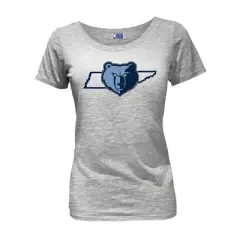 NBA Memphis Grizzlies Women's Short Sleeve Burnout Scoop T-Shirt