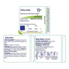 Urtica Urens 15C by Boiron Homeopathic Single Medicine For First Aid  -  80 Pellet