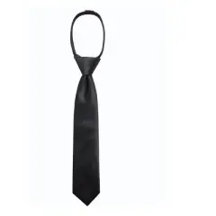 Boys' Woven Zip Necktie - Cat & Jack&trade; Black