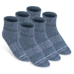 Men's Moisture Control Low Cut Ankle Socks 6 Pack - Mio Marino