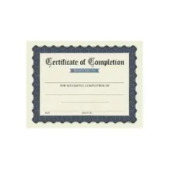 Great Papers Completion Certificates 8.5" x 11" Stone Blue 15/Pack (2020149)