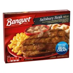 Banquet Frozen Salisbury Steak Meal - 11.88oz