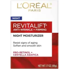 L'Oreal Paris Revitalift Anti-Wrinkle + Firming Night Cream 1.7oz