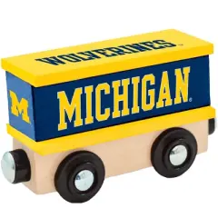 MasterPieces Wood Train Box Car - NCAA Michigan Wolverines