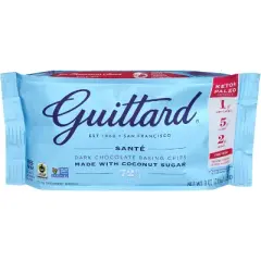 Guittard Dark Chocolate Baking Chips - Case of 12 - 9 oz