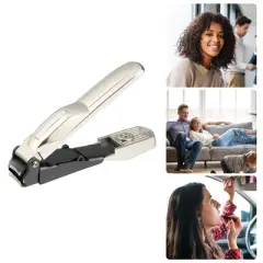 Unique Bargains Stainless Steel Nail Clippers Portable Nail Tool for Nail Care Champagne Gold Tone 1Pc