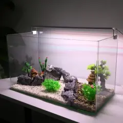 Unique Bargains Artificial Aquarium Grass Ball for Fish Tank Landscape Decoration Green 2.56x4.92 Inch 1 Pcs