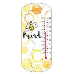 Taylor Bee Kind Dial Thermometer Plastic Multicolored 8 in. (Case of 6)