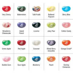 Jelly Belly 20 Packs Individually Wrapped Jelly Beans 0.35oz Mini Packs - Great for Lunches, Snacks, School, Camp, Parties, Events & More