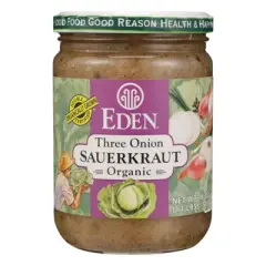 Eden Foods Organic Three Onion Sauerkraut - Case of 12/18 oz