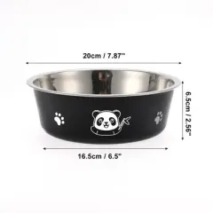 Unique Bargains Non-Skid Extra Large Dog Bowl 1 Pc