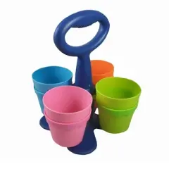 Westcott&reg; School Scissor Caddy, Blunt 5" Kids Scissors, Anti-Microbial Protection, 24 Scissors