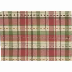 Park Designs Winfield Plaid Red Placemat Set Of 4