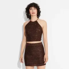Women's Sequin Sweater Mini Skirt - Wild Fable&trade;