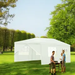 Costway 10'x20'Canopy Pavilion Cater Events Outdoor Party Tent